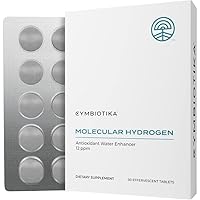 Molecular Hydrogen Water Tablets with Magnesium, Energy Boost, Gluten Free, Keto Antioxidant Drink, Fast Dissolving Supplements, Helps Fight Inflammation & Stress 30 Tablets, 12 ppm