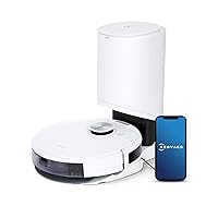 ECOVACS DEEBOT N10 PLUS Robot Vacuum and Mop Combo with Auto-Empty Station, Hands-Free Cleaning for 60 Days, 3800Pa Suction, 330mins Max Run-time, Precision Mapping with Lidar & dToF Sensors, White