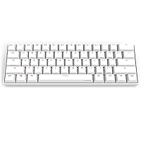 CORN Anne Pro 2 Mechanical Gaming Keyboard 60% True RGB Backlit - Wired/Wireless Bluetooth 5.0 PBT Type-c Up to 8 Hours Extended Battery Life, Full Keys Programmable (Gateron Red, White)