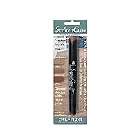 CalFlor PE49405CF ScratchCure 3 Shade Double Tipped Repair Pen for Use on Wood, Laminate, Flooring & Furniture, Mahogany