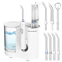 Housiwill Water Flosser, 600ml Water Flossers for Teeth with Built-in Storage, 10 Settings Water Dental Flosser with 7 Tips for Multiple Needs, Electric Fosser for Teeth Cleaning and Flossing