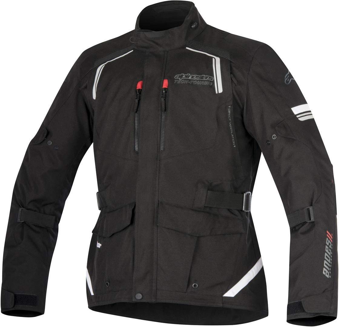 Alpinestars Men's Andes v2 Drystar Motorcycle Jacket, Black, Medium