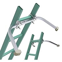Ladder Stabilizer,Extended Ladder Stabilizer Accessory for Roof Gutter＆Wall,Ladder Stand-Off Aluminum Wing Span/Wall Ladder Standoff with Non-Slip Rubber Bottom pad.(Patent Pending)
