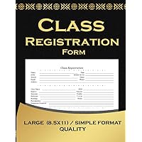 Class Registration Form: Great for students who are registering for a new semester, this form allow you to sign up for a class.