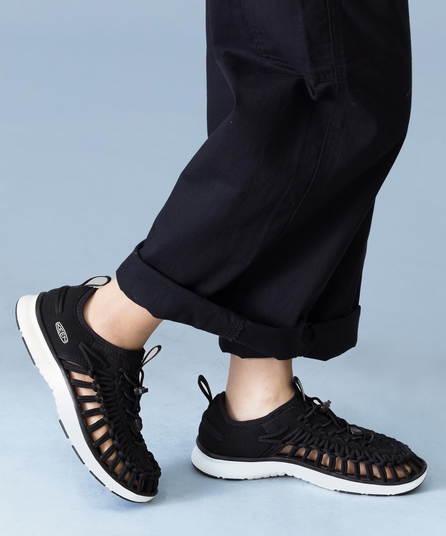 KEEN Women's Uneek O3 Breathable Two Cord Custom Comfort Fit Sneaker Style Sandals