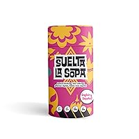 Suelta La Sopa Party Game - Bilingual Fast-Paced Word Sharing Game for Endless Fun and Laughter! Perfect for Game Night, Ages 12+, 2+ Players, 30-60 Min Playtime, Made