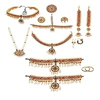 classical bharatanatyam jewellery set