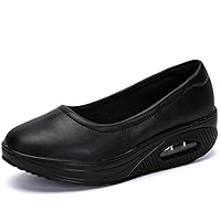 Women Nurse Sneakers Platform Sneakers Air Cushion Orthopedic Diabetic Walking Wedge Sneaker Ladies Toning Rocker Shoes