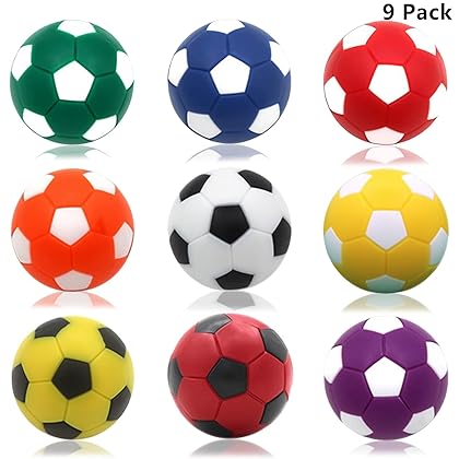 OuMuaMua Foosball Table Balls 1.42 Inch Soccer Balls for Tabletop Game Foosball Table World Cup Accessory Replacements