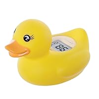 Dreambaby Duck Baby Bath Thermometer - Instant Read Digital Thermometer for Water and Room Temperature - Floating Baby Bath Toy - Newborn Must-Have
