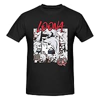 Anime Manga Helluva Boss T Shirt Man's Summer Round Neckline Tops Cotton Casual Short Sleeve T-Shirts