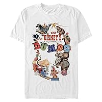 Disney Big & Tall Dumbo Theatrical Poster Men's Tops Short Sleeve Tee Shirt