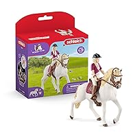 Horse Club — Sofia and Blossom 10 Piece Horse Club Play Set with Rider and Andalusian Mare, Horse Toys for Girls and Boys Ages 5-12