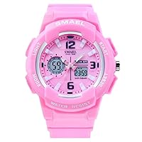 Women's Sport Wrist Watch Quartz Dual Movement with Analog-Digital Display Watches for Women