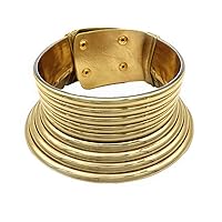 Aijian African Jewelry Statement Chokers Egypt Gold Tone Choker Women Chunky Leather Collar Necklace