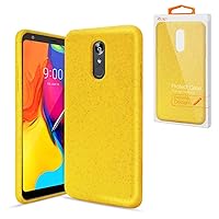 Reiko - LG STYLO 5 Wheat Bran Material Silicone Phone Case - Yellow