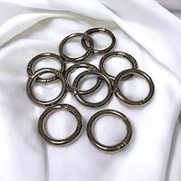 30pcs Carabiner 20mm Round Ring Round Ring Ring Rings Handmade Parts