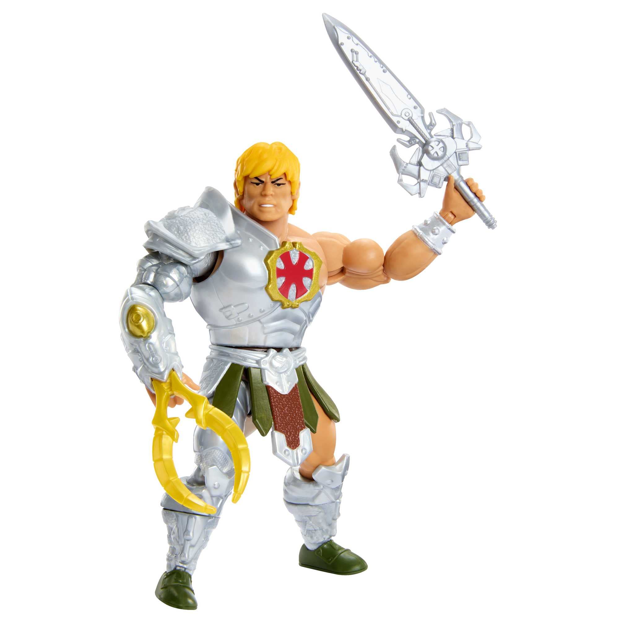 Masters of the Universe Origins Action Figure, Rise of Snake Men Armor He-Man, Articulated Collectible Motu Toy with Accessory and Mini Comic, Multicolor (HKM64)
