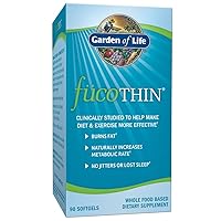 Garden of Life Fucoxanthin Supplements - FucoThin Diet Pill for Weight Loss, 90 Softgels