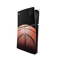 MightySkins Skin Compatible with Playstation 5 Slim Digital Edition Console Only - Basketball World | Protective, Durable, and Unique Vinyl Decal wrap Cover | Easy to Apply | Made in The USA