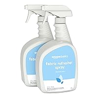 Amazon Basics Fabric Refresher Spray, Fresh Scent, 32 fl oz, Pack of 2