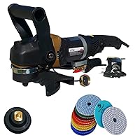 Stadea SWP113K Wet Concrete Polisher Grinder Kit with Concrete Polishing Pads - Variable Speed Wet Polisher for Wet or Dry Polishing