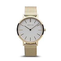 BERING Women Analog Quartz Classic Collection Watch with Stainless Steel Strap & Sapphire Crystal 14134-XXX