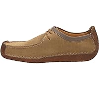 Clarks Men's Natalie Moc Toe Shoe,Oakwood Suede/Leather,US 13 M