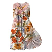 Spring Dresses for Women 2024 Beach Dresses Sundressses Beach Dress Shorts for Summer Dressy Long Maxi Dress with Pockets