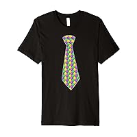 Bow Tie Funny Mardi Gras Party Festival Men Boys Graphic Premium T-Shirt