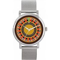 Roulette Wheel Watch Ladies 38mm Case 3atm Water Resistant Custom Designed Quartz Movement Luxury Fashionable