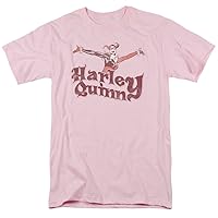 DC Comics - Mens Harley Hop Vintage T-Shirt in Pink