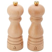 Paris U'Select Salt and Pepper Mill Set, 7.09in, Natural