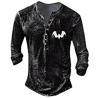 DuDubaby Tie Dye Shirts for Men Long Sleeve Graphic and Embroidered Fashion T Shirt Long Sleeve Printed Pullover