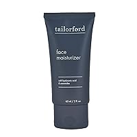 Tailorford Face Moisturizer with Hyaluronic Acid and Ceramides, Unscented Facial Moisturizing Lotion for Men and Women, Fragrance-Free Skin Care Products, 2 FL Oz