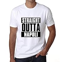 Men's Graphic T-Shirt Straight Outta Napoli Eco-Friendly Limited Edition Short Sleeve Tee-Shirt Vintage Birthday