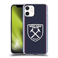 Head Case Designs Officially Licensed West Ham United FC Third 2021/22 Crest Kit Soft Gel Case Compatible with Apple iPhone 12 Mini