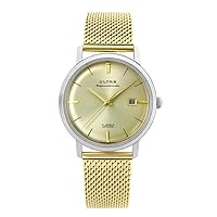 Ultra Automatic Watch US122OM Men's Ultra Automatic Gold, Dial Color - Gold, Automatic Watch, Made in France, Minimalist