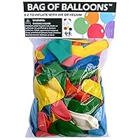 Bag of Balloons - 72 ct. Assorted Color Latex Balloons