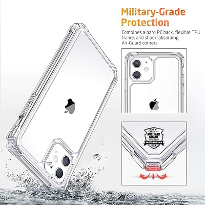 ESR for iPhone 11 Case, iPhone 11 Case Clear, Military-Grade Protection, Shock-Absorbing Corners, Scratch- and Yellowing-Resistant Hard Back, Phone Case for iPhone 11, Air Armor Case, Clear