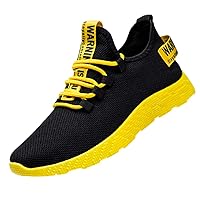 Mens Walking Tennis Running Shoes Sneakers Fashion Autumn Men Sports Shoes Flat Lightweight Lace Up Solid Color Waterproof Size 15 Sneakers for Men