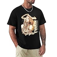 T-Shirt Men's Summer Casual Fashion Pattern Fit Crewneck Cotton Short Sleeve Tee Workout T Shirt