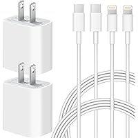 [Apple MFi Certified iPhone Charger 20W Fast Charging Cord Wall Charger with 6Ft Type C to Lightning Cable, Compatible with iPhone 14/13/12/11 Pro Max/XS MAX/XR/XS/X/8/7/Plus/6S/6/SE/5S/iPad