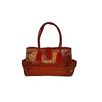 Thai Silk Handbag Red