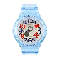 Casio Women's BGA131-2B Baby-G Marine Resort Clear Blue Digital Watch