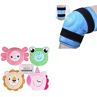 REVIX Boo Boo Ice Packs for Kids and 20‘’ XXXL Knee Ice Pack Wrap