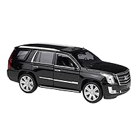 Scale Model Vehicles 1:27 for Cadillac Escalade SUV Diecast Model Car, Car Replica, Large Toy Car, Finished Vehicle Black Diecast Model