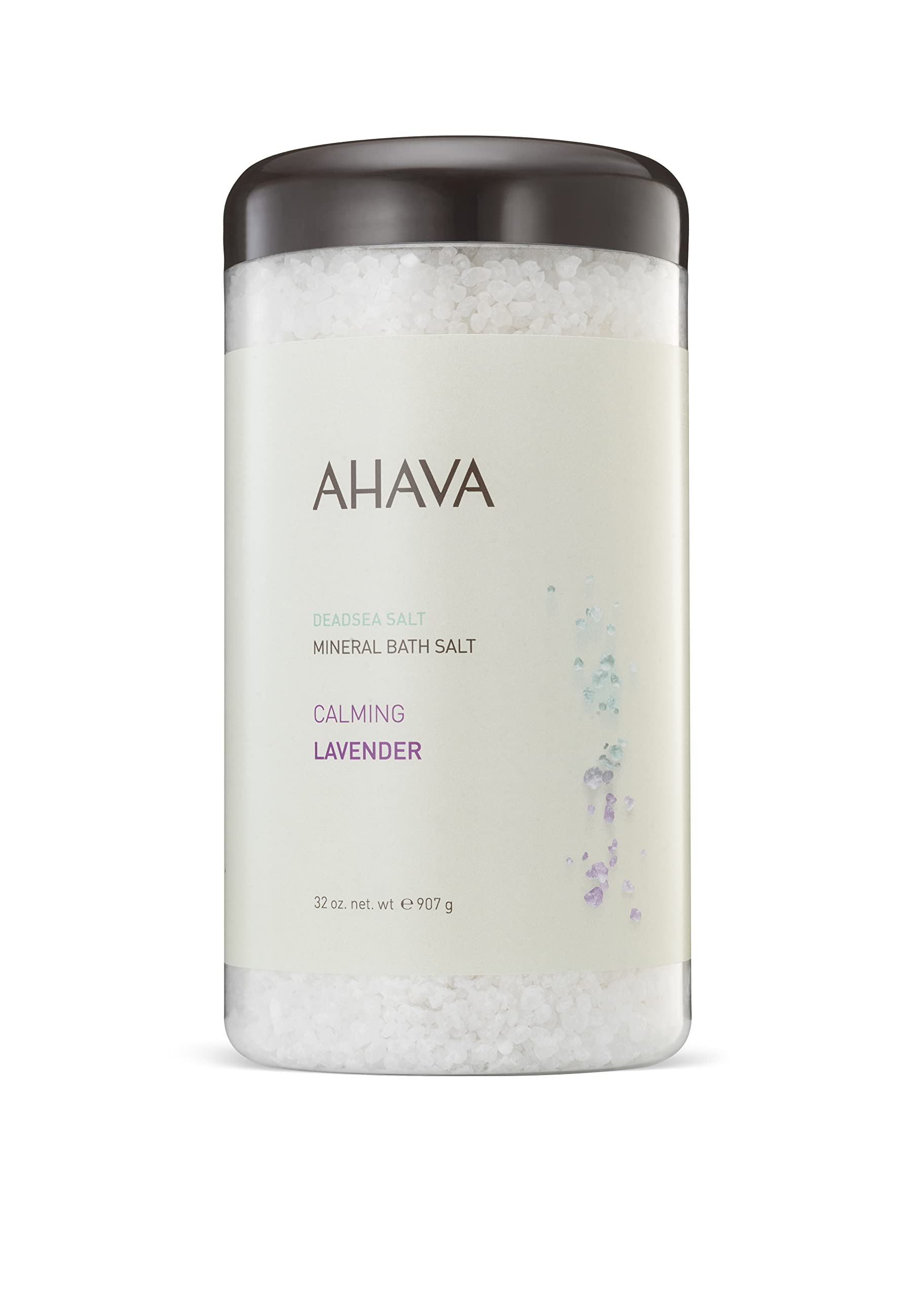 AHAVA Dead Sea Mineral Bath Salt - Bath Soak for Nourishing Essential Body Care, 32 oz.