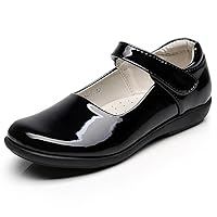 Children's Girls' Hook&Loop Smart Patent Leather Oxfords Shoes