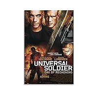 Universal Soldier Day of Reckoning Canvas Art Wall Decor for Aesthetic Room Movie Posters Poster Decorative Painting Canvas Wall Art Living Room Posters Bedroom Painting 16x24inch(40x60cm)